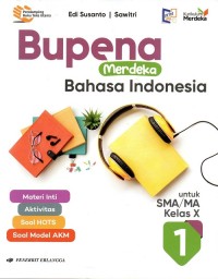 Image of Bupena Merdeka Bahasa Indonesia Untuk SMA/MA Kelas X, 2024